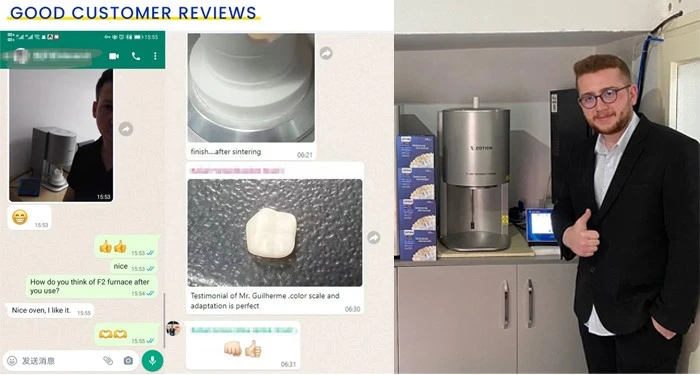 zirconia Fast dental Sintering Furnace For Dental Lab customer feedback zirconia Fast dental Sintering Furnace For Dental Lab customer feedback